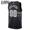 Dres Denver Nuggets Prilagođeni Nike 2025-26 City Edition Crno Swingman - Dječji